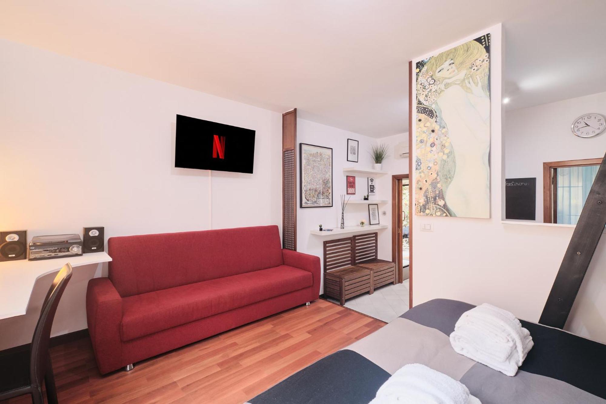 Trastevere- Flat Con Giardino, Ac, Wi-Fi & Netflix Řím Exteriér fotografie