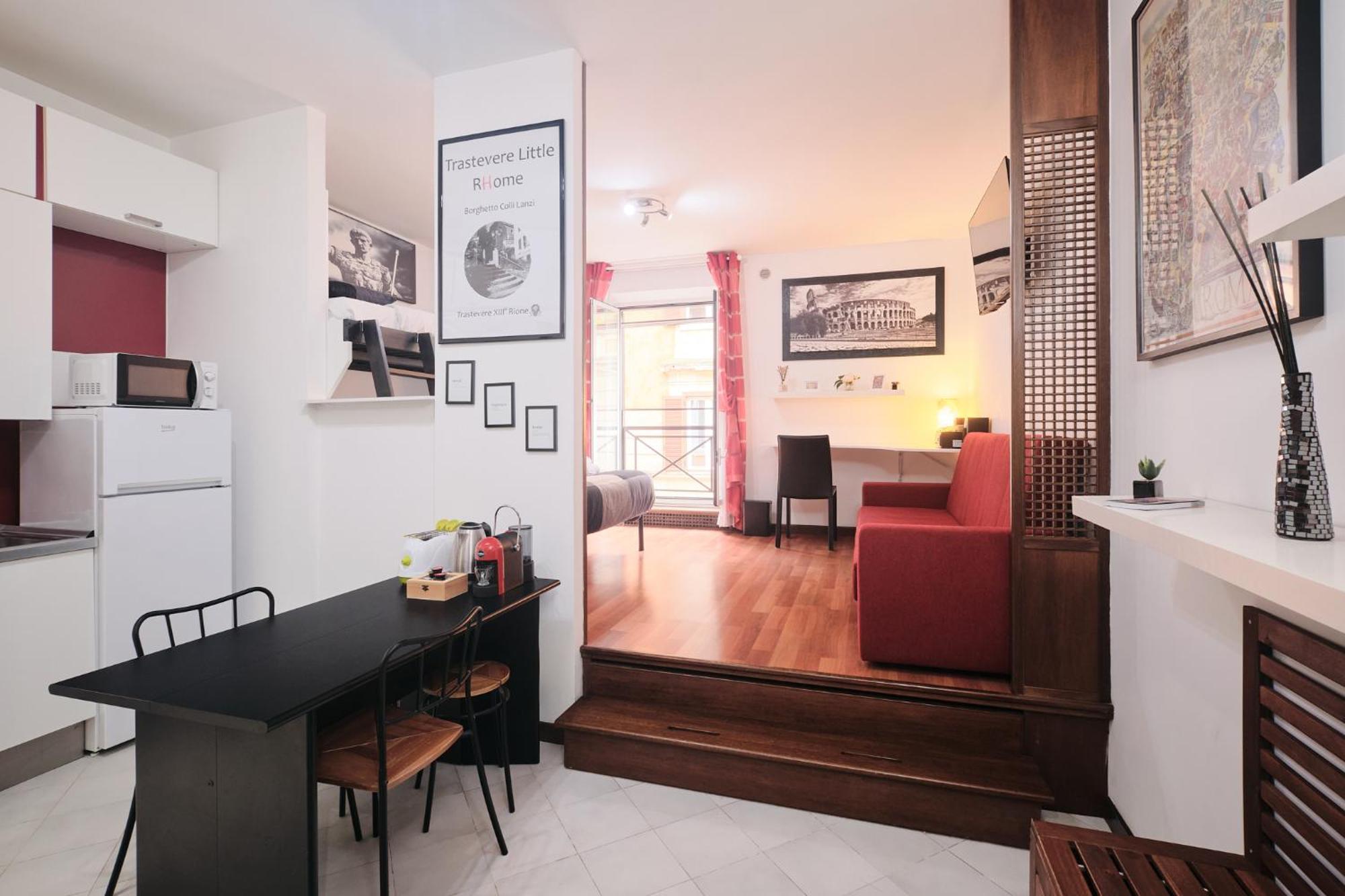 Trastevere- Flat Con Giardino, Ac, Wi-Fi & Netflix Řím Exteriér fotografie