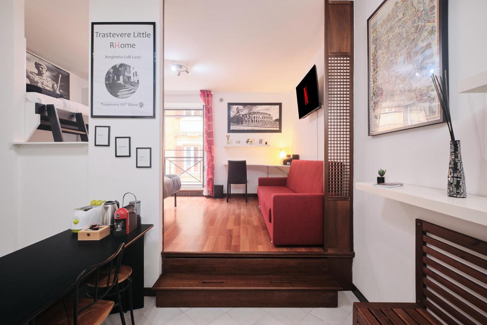 Trastevere- Flat Con Giardino, Ac, Wi-Fi & Netflix Řím Exteriér fotografie